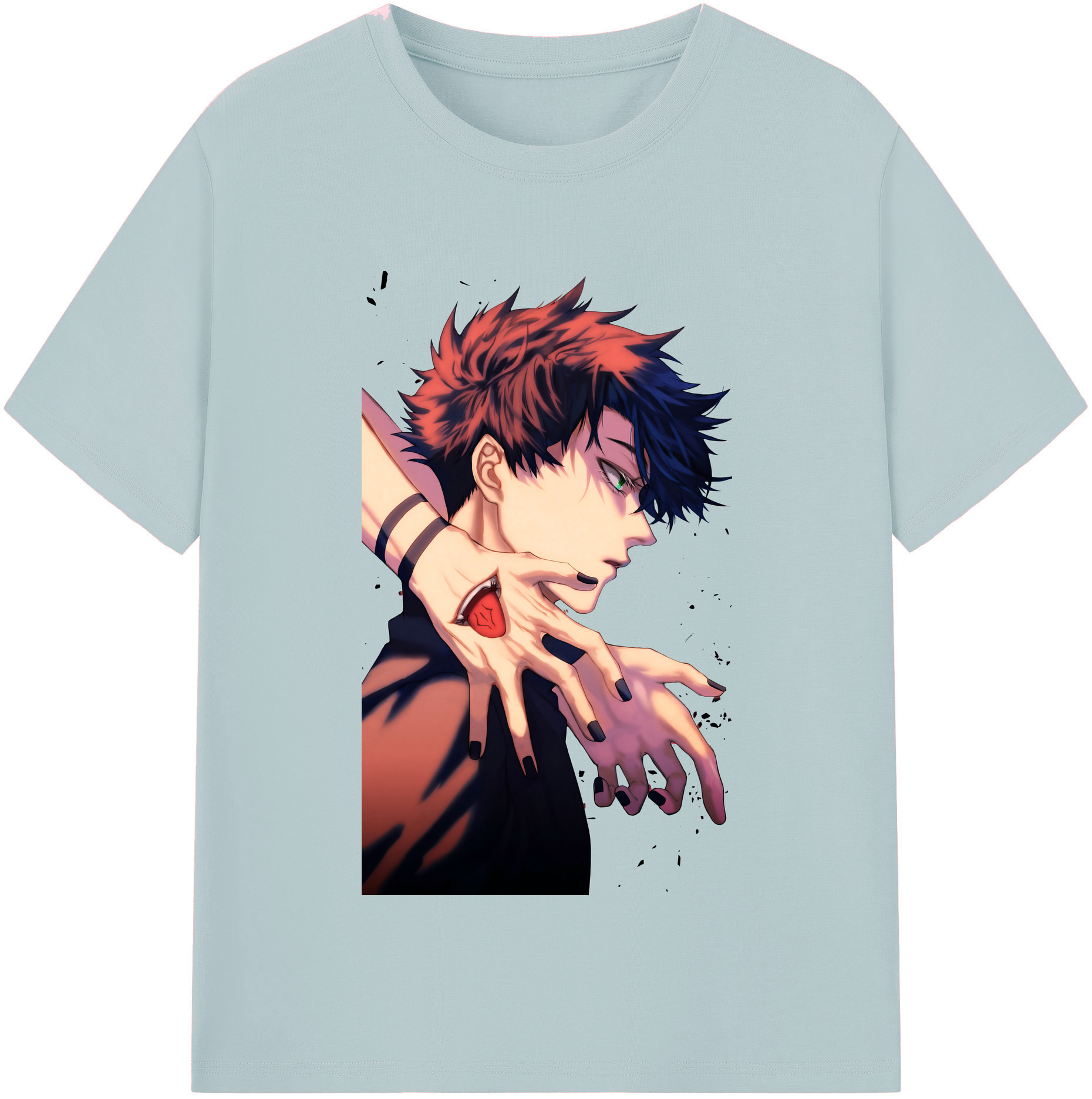 （画像用） 呪術廻戦 Jujutsu Kaisen 綿100％半袖Tシャツ（フロントプリント）